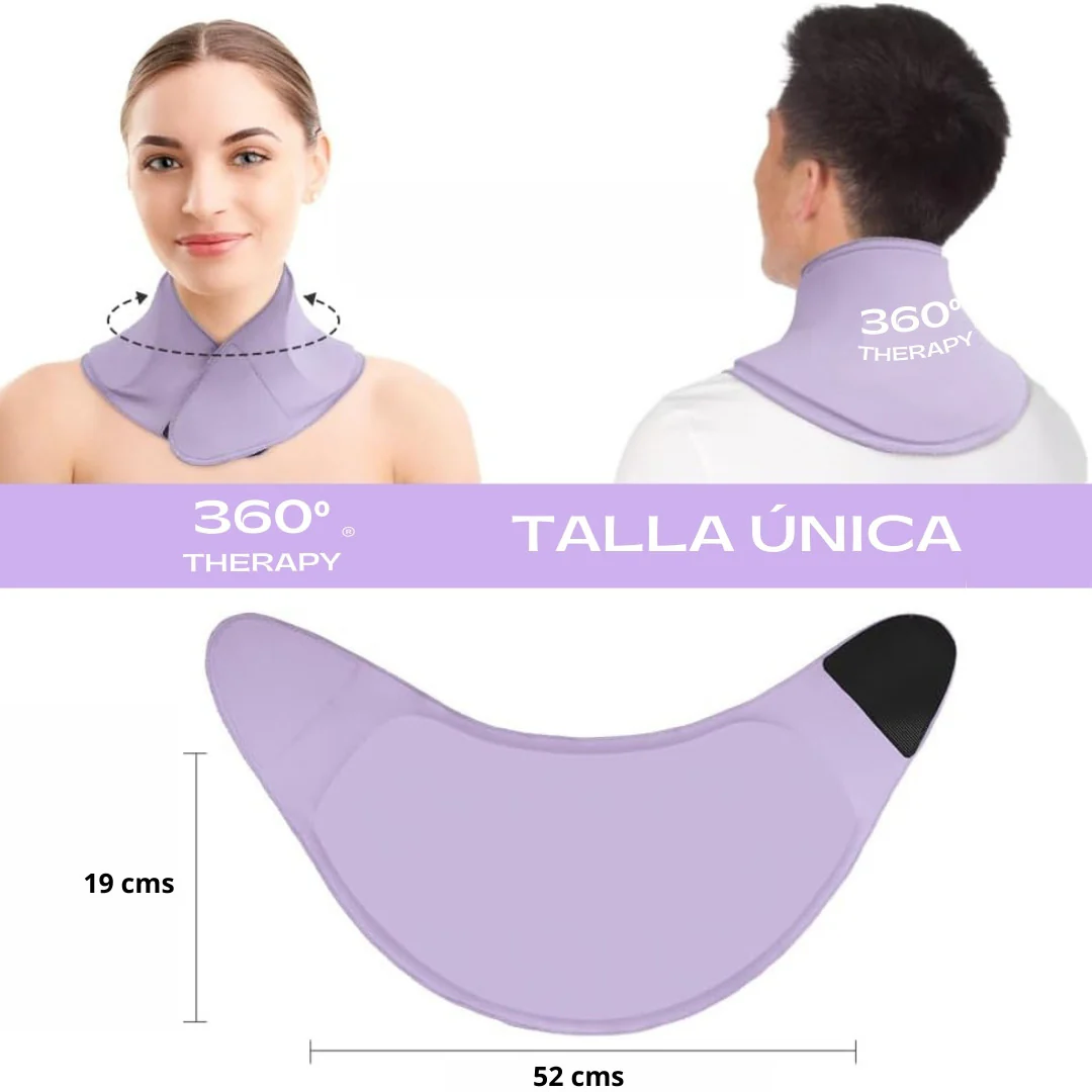 Compresa de Gel Sólido Tipo Capa para Cuello y Cervical