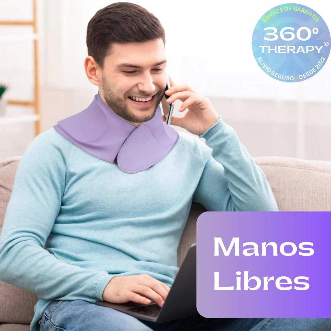 Compresa de Gel Sólido Tipo Capa para Cuello y Cervical