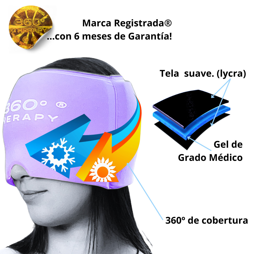 Gorro Terapéutico de Gel para Migraña