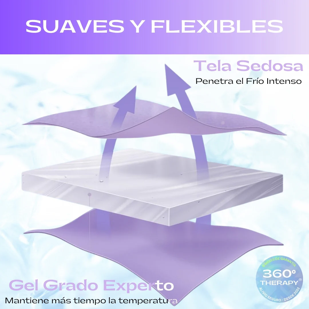 Compresa de Gel Sólido Tipo Capa para Cuello y Cervical